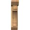 Ekena Millwork Merced Slat Rough Sawn Bracket w/ Offset Brace, Western Red Cedar, 6"W x 22"D x 26"H BKT0604X22X26MRC06RWR - alternate 3